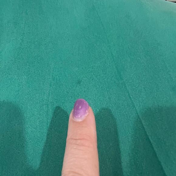 Talbots Vintage Size Size 10 Teal Pure Silk Woman’s 2 Piece Pant and Blazer Suit - Picture 11 of 16